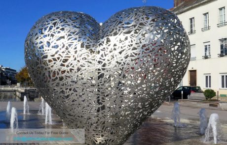 Distillery Heart sculpture