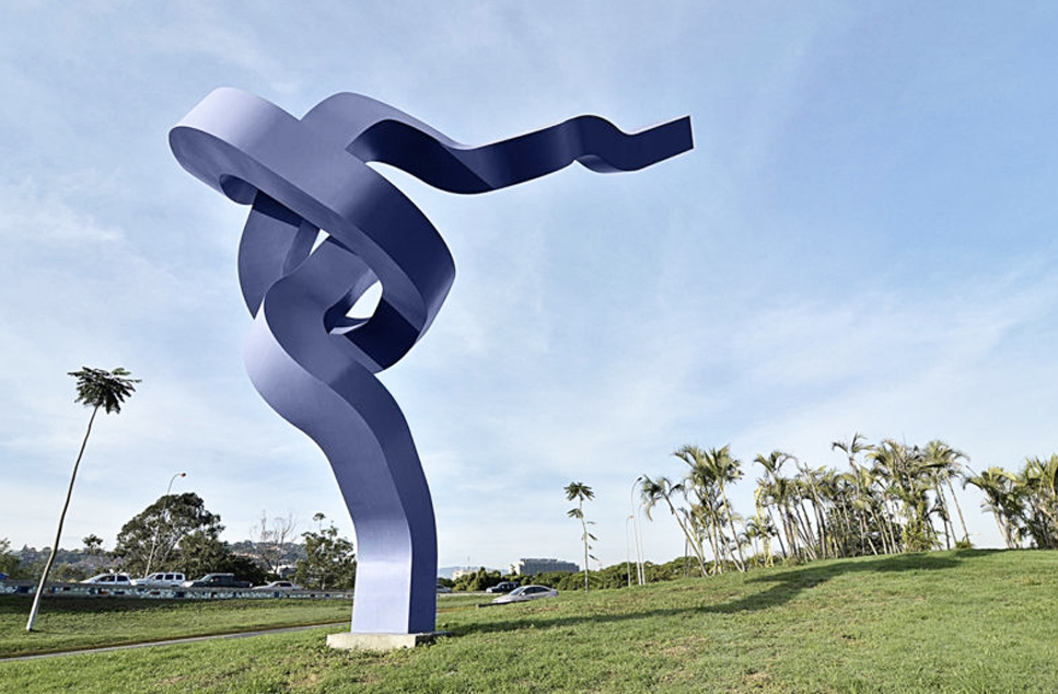 Large garden abstract sculpture