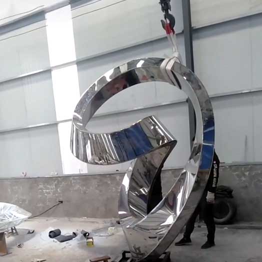 Stainless steel art sculpture