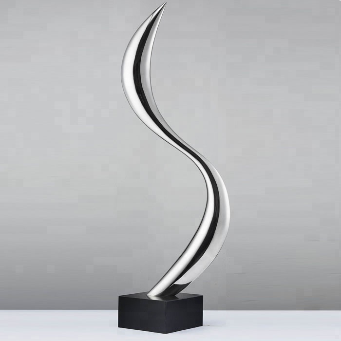 Abstract Decorative Stainless Steel Interior Ornaments Sculpture