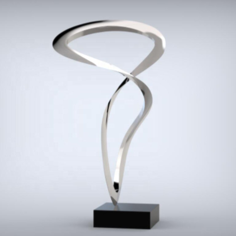 Contemporary Art Abstract Stainless Steel Home Decor Sculpture