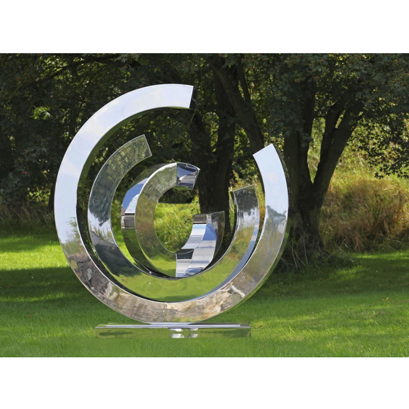 Contemporary Art Metal Sculpture For Garden Ornament 
