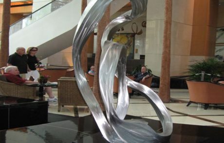 Contemporary Art Stainless Steel Commercial Sculpture