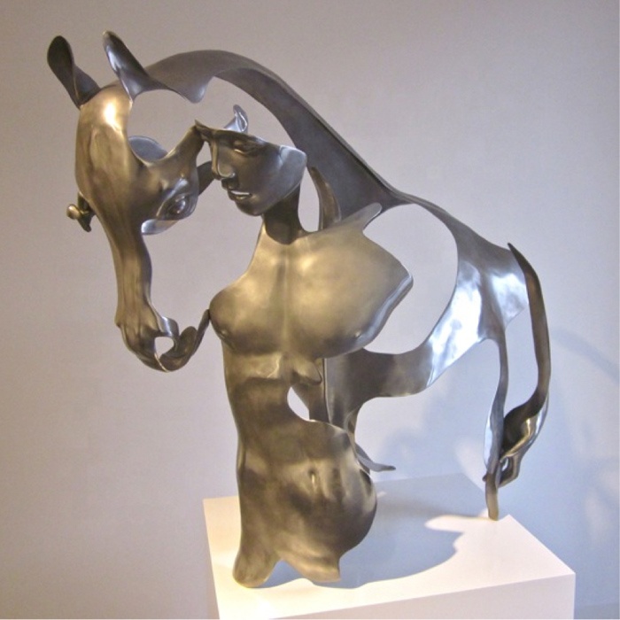 Famous Abstract Stainless Steel Modern Metal Art Sculpture 
