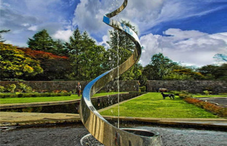 Garden Waterfall Stainless Steel Outdoor Water Fountain