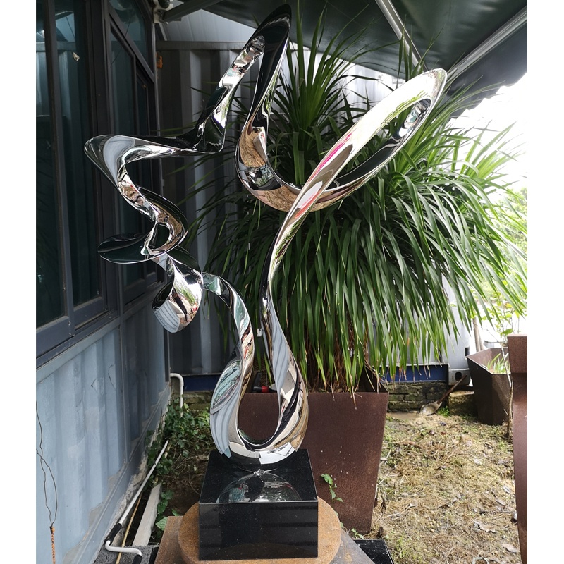 Home Decor Stainless Steel Abstract Sculpture Interior Decoration