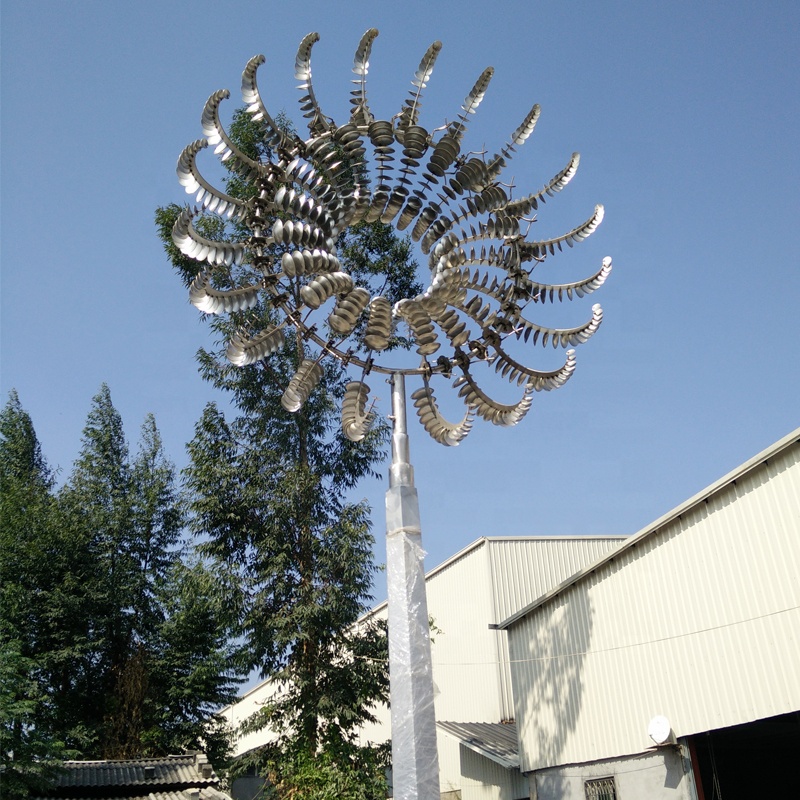 Hot Sale Mirror Polishing Stainless Steel Outdoor Kinetic Sculptures