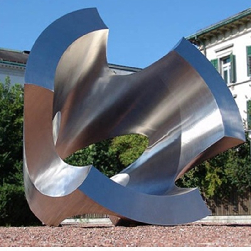 Large Modern Outdoor Metal Stainless Steel Sculptures For Sale