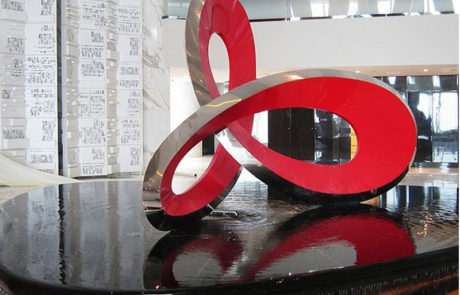 Large Stainless Steel Decorative Sculpture Home Decoration