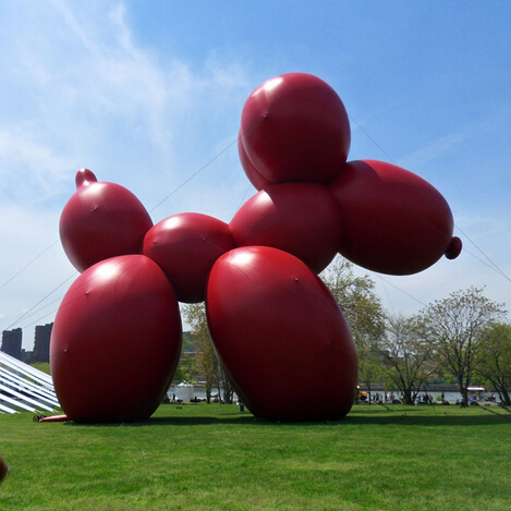 Large Stainless Steel Outdoor Balloon Dog Sculpture 