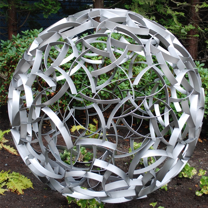 Metal Sphere Large Ball Garden Stainless Steel Sculpture