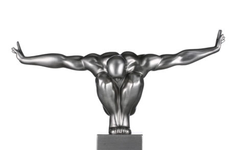 Metal Sport Stainless Steel Decorative Sculpture