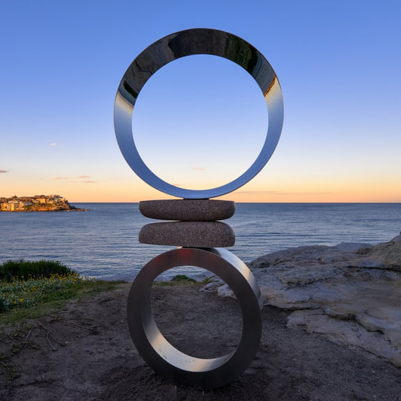 Modern Artistic Outdoor Stainless Steel Sculpture