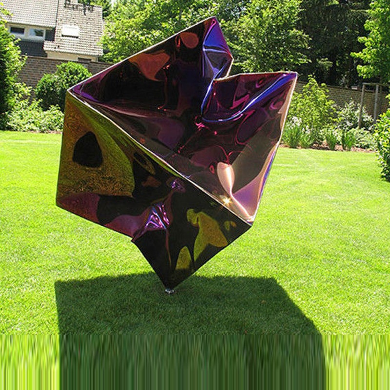 Modern lawn decoration large size stainless steel sculptures