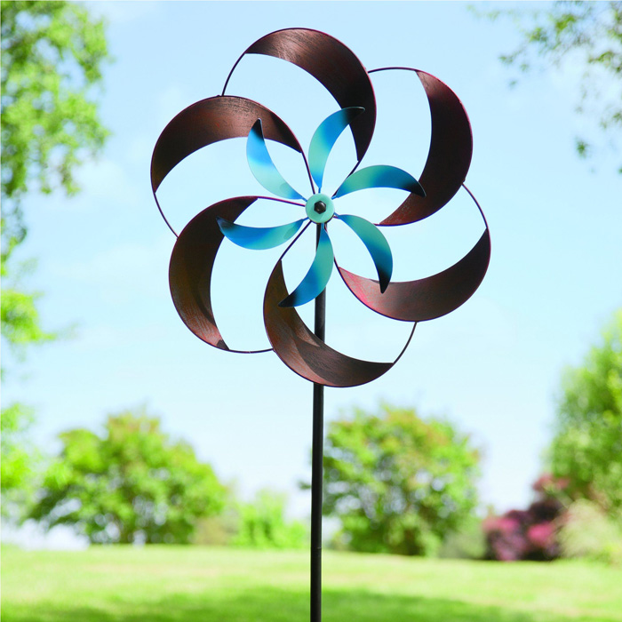 Stainless Steel Kinetic Wind Spinner Sculpture