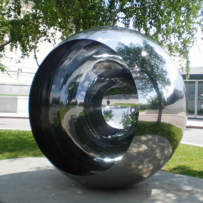 Stainless Steel Mirror Polished Large Outdoor Sculpture 