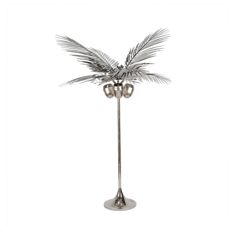Stainless Steel Palm Tree Sculpture for City Decor 