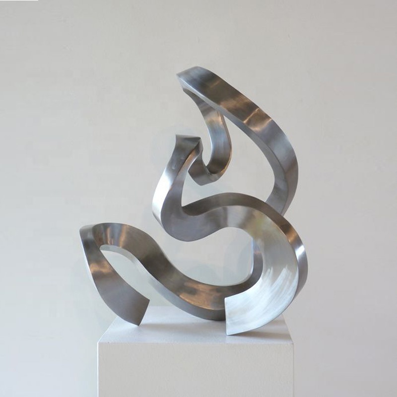 Stainless steel interior decoration modern sculpture 