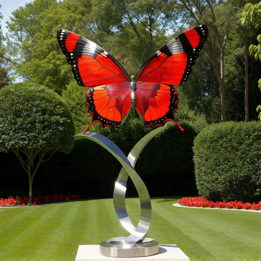 unique butterfly sculpture