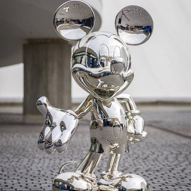 metal Mickey Mouse sculptures for sale floor decor