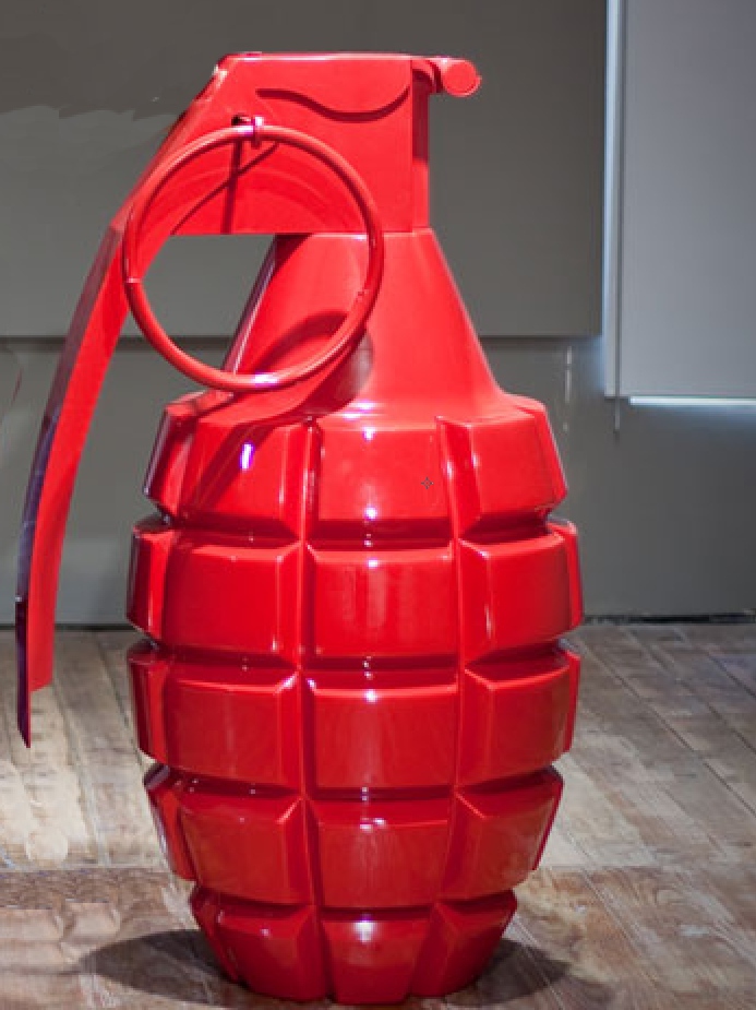 grenade sculpture (1)