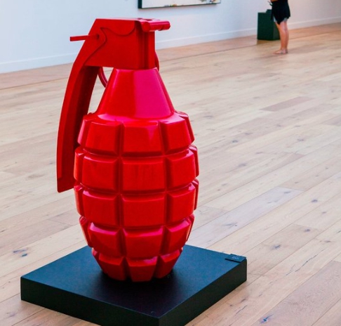 grenade sculpture