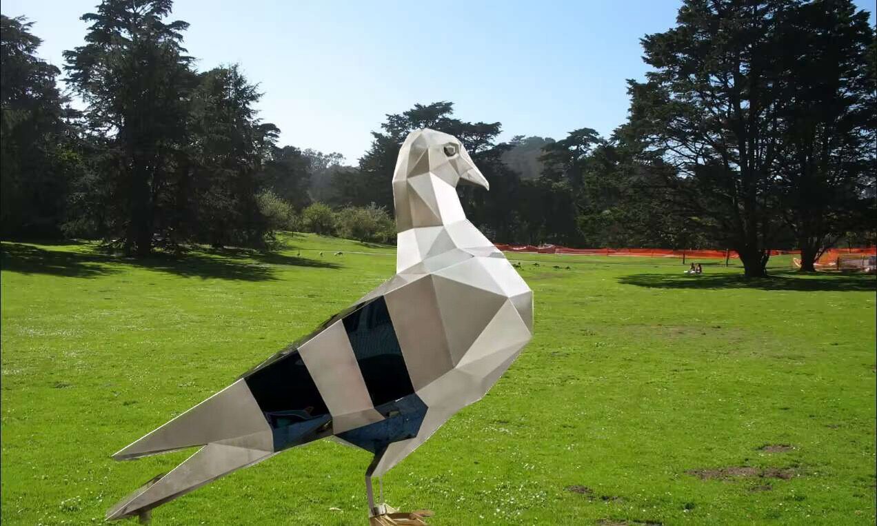 Pigeon Sculpture