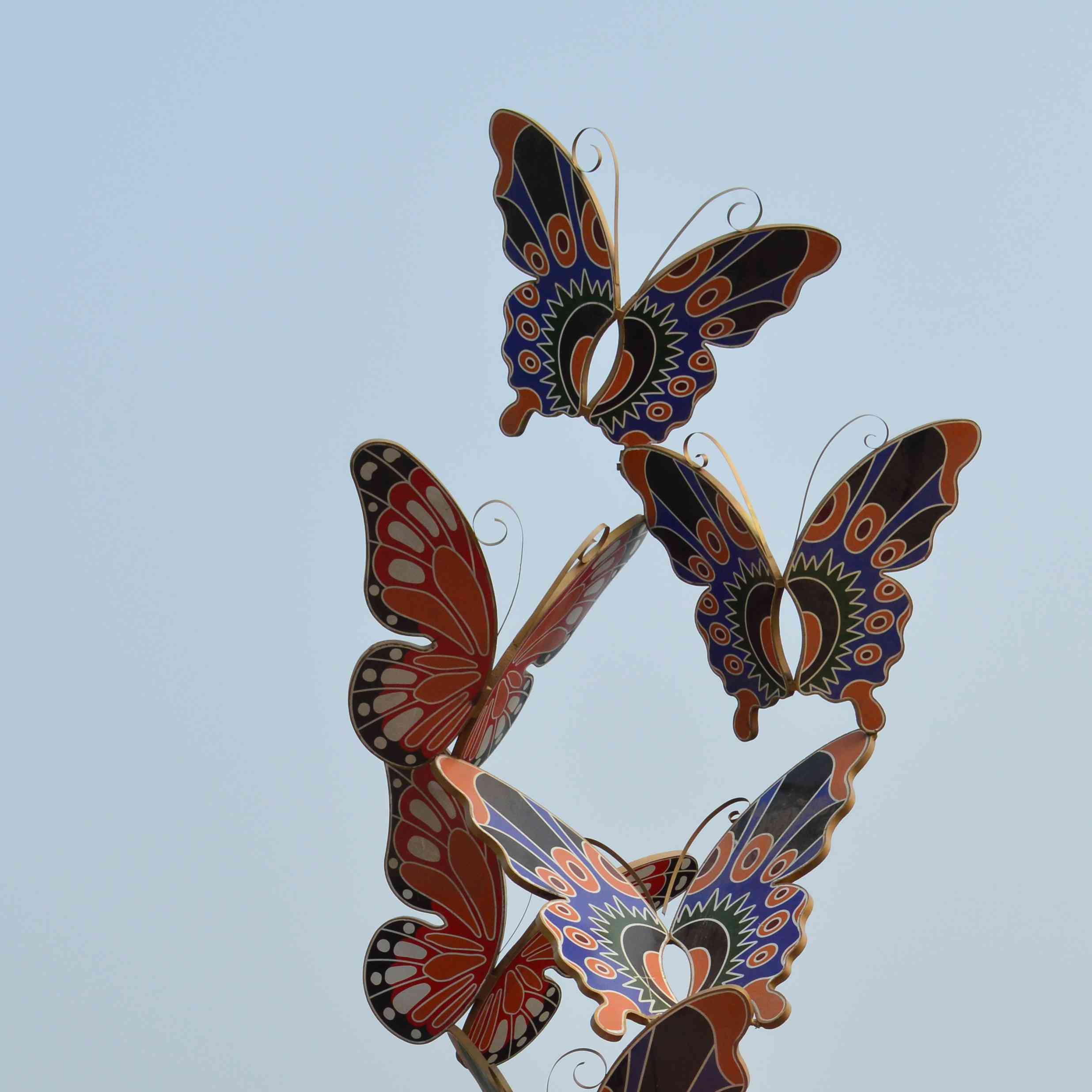 butterfly lawn ornaments (2)