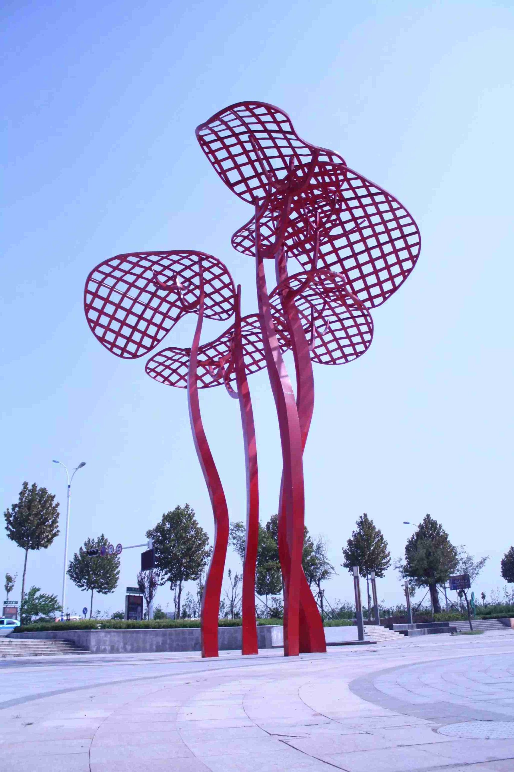 large outdoor metal tree of life (2)