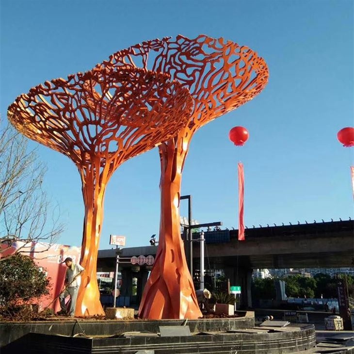 large outdoor metal tree of life (3)
