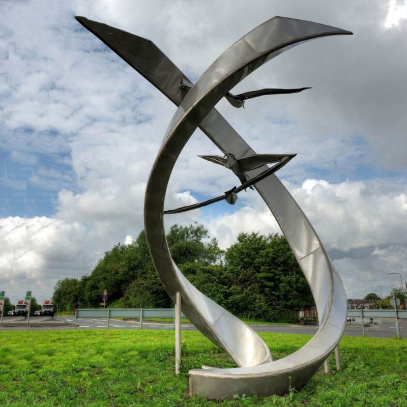 metal bird sculptures for the garden