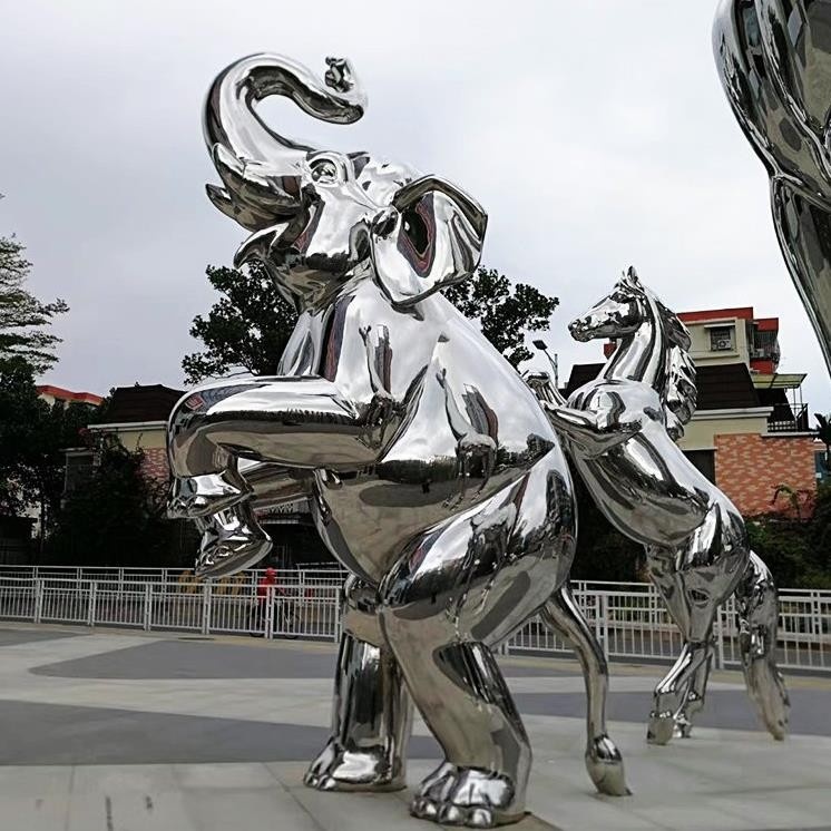 metal elephant statue (1)