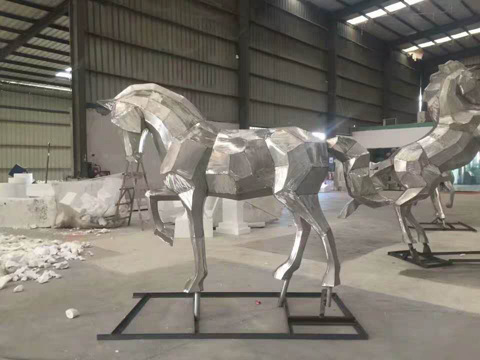 metal horse yard art