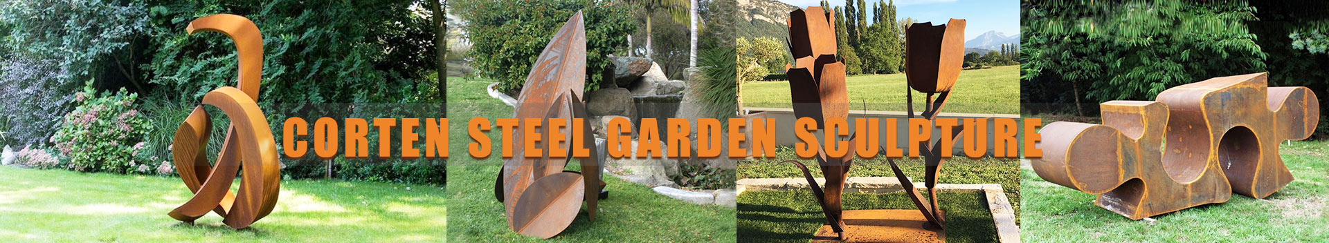 Corten Steel Garden Sculpture