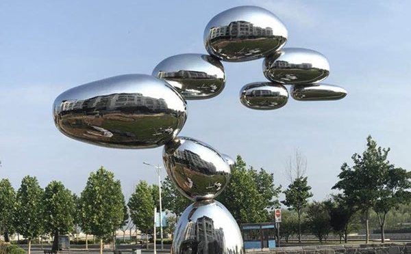 art metal balls sculpture (2)