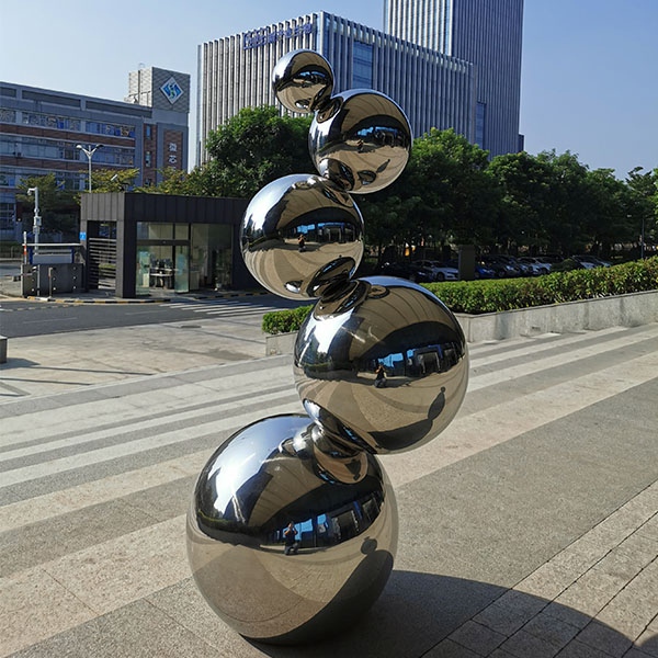art metal balls sculpture (3)
