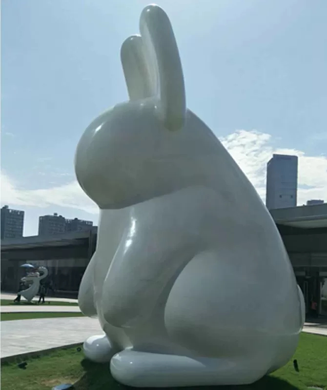 metal white rabbit (3)