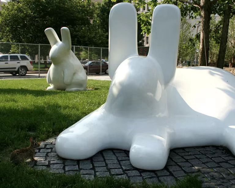 metal white rabbit (4)