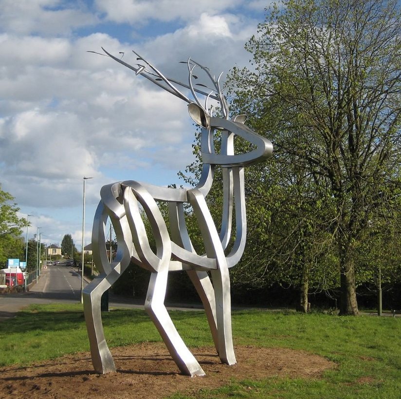 animal deer sculpture for sale