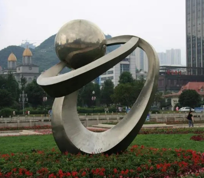 urban metal landscape lawn sculpture