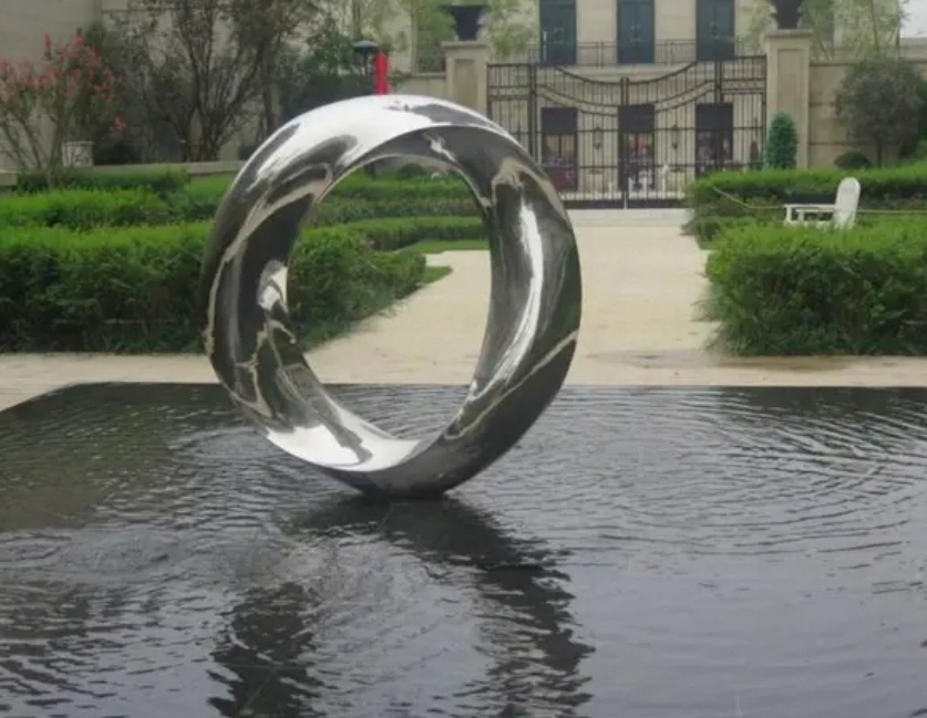 fountain metal circle sculptures for sale