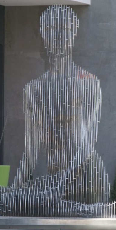 Stainless Steel Disappear Sculpture (3)