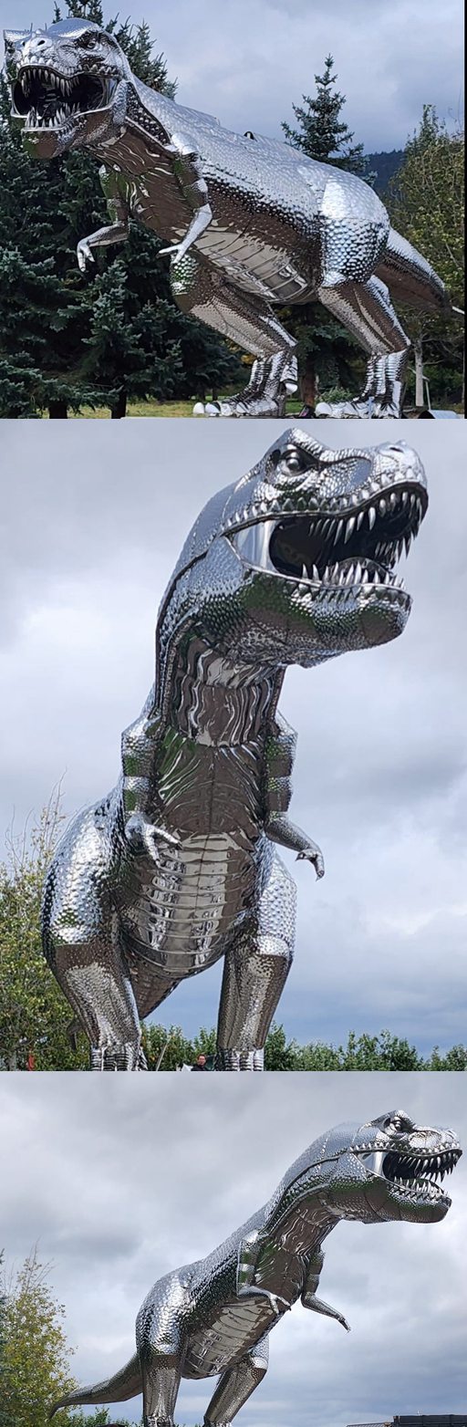 dinosaur statue new design