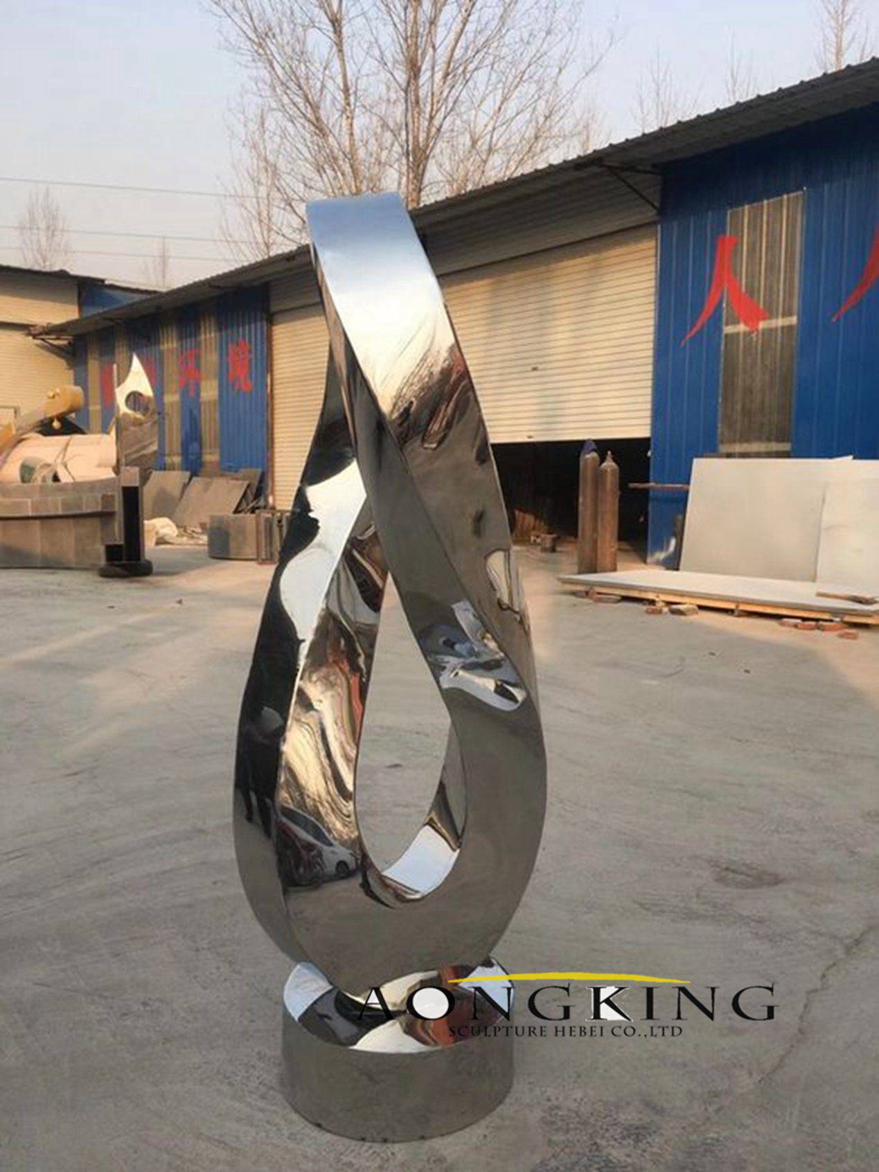 Factory Water Drop Abstract Stainless steel design