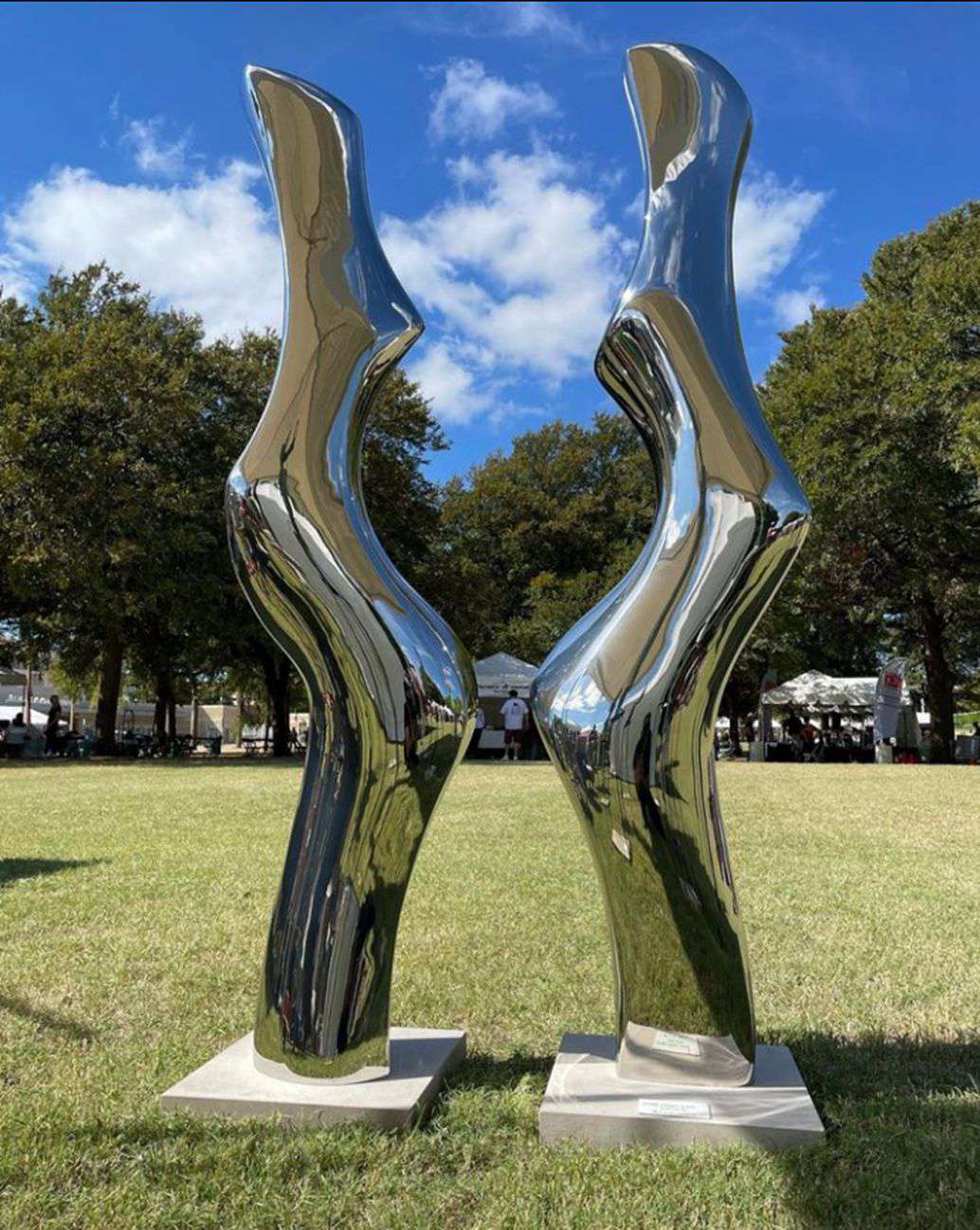 art commission lawn metal sculpture