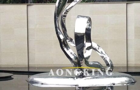 stainless steel art Exhibitions in fountain