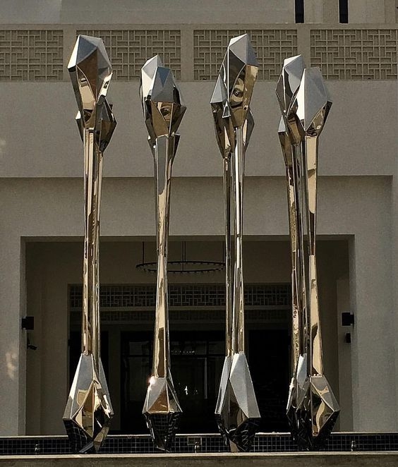 modern art luxury decoration metal sculpture