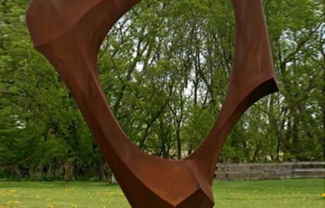 innovative creativity materials easy corten steel sculpture
