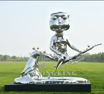 Pop art stainless steel sculptures (1)