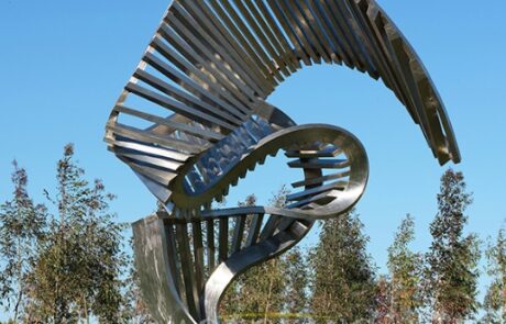 stainless steel DNA sculptures